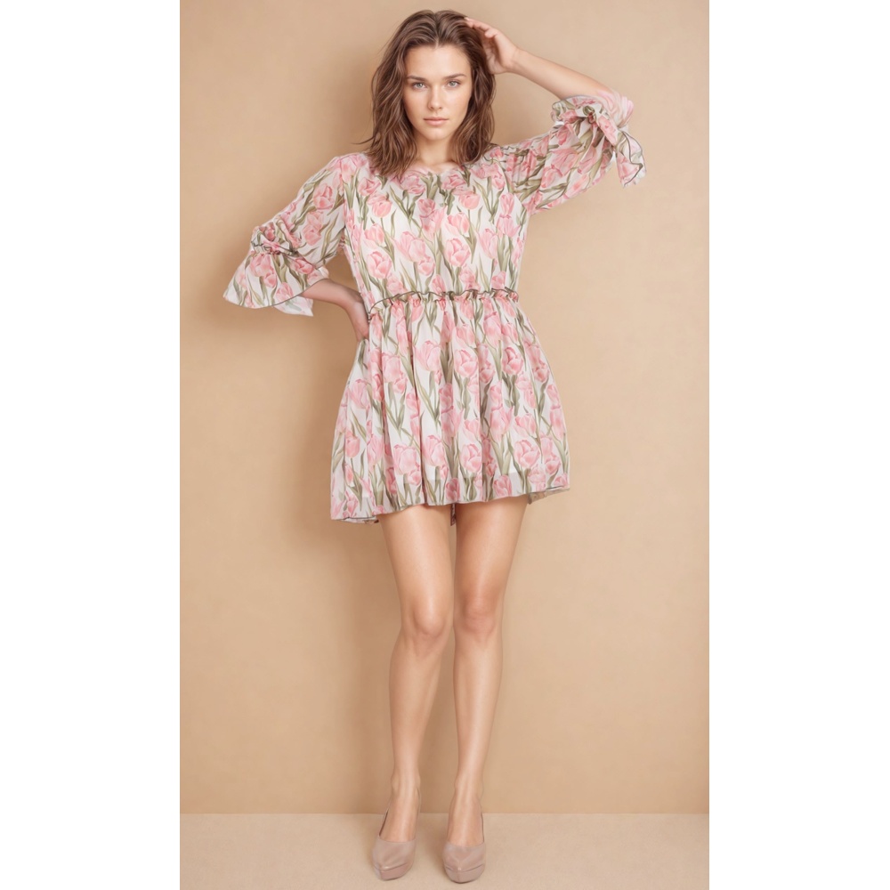 Attitude Corsets - Merlin Short dress - Pink